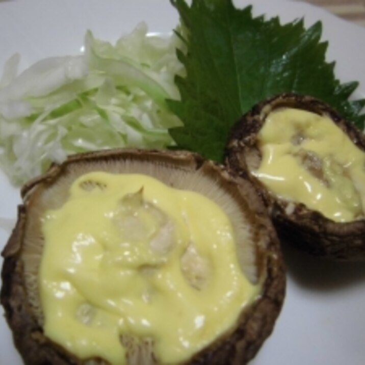 椎茸マヨ焼き